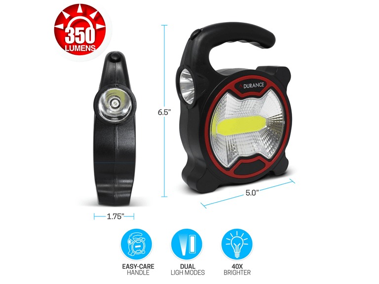 Adurance 2-in-1 Easy-Carry Flashlight & Work Light - Image 1