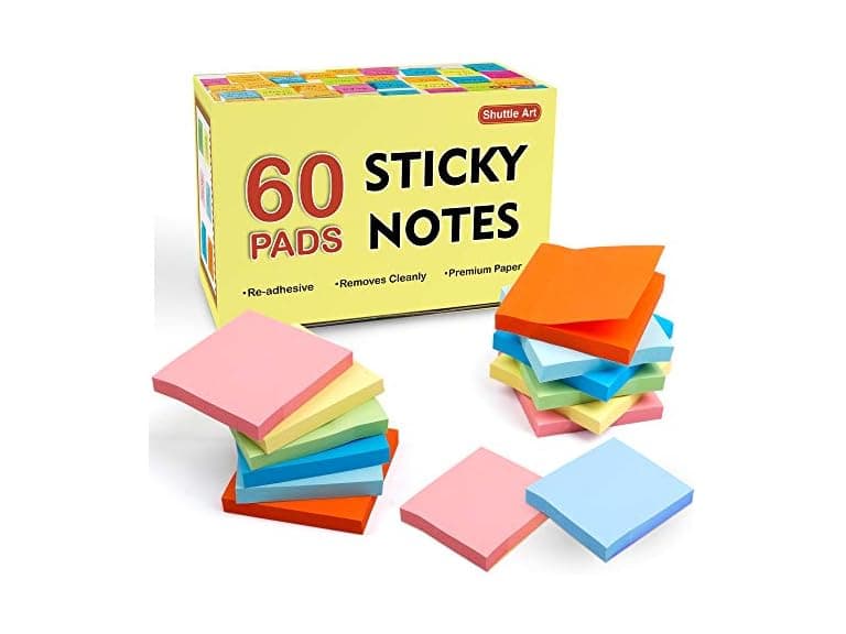 Shuttle Art Sticky Notes 60-Pad 6000ct - Image 1