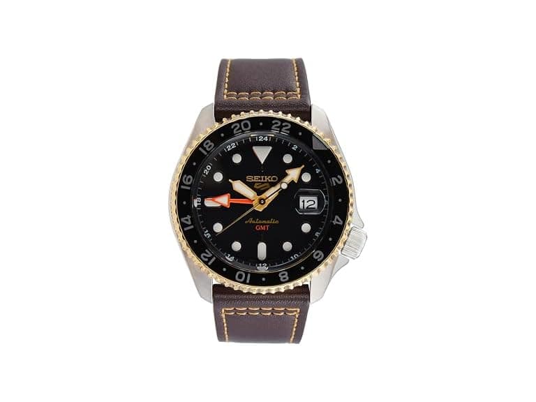 SEIKO 5 Sports SKX GMT Automatic Black Dial Men's Watch SSK036 (Open Box) - Image 1