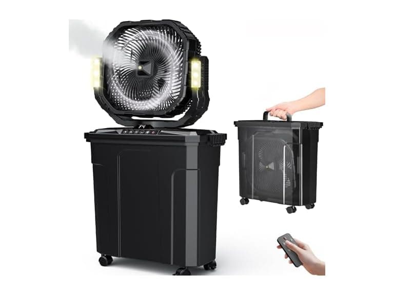 Ausic 5 Gal 12" Portable Misting Fan - Image 1
