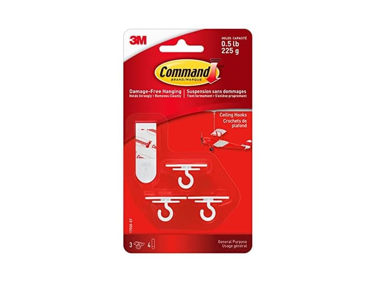 3M Polyethylene Command Ceiling Hooks(3) - Image 1
