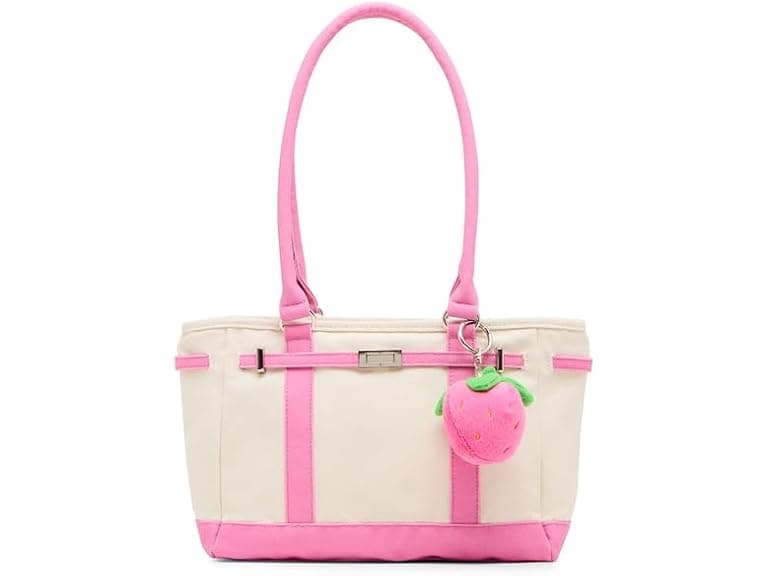 Madden Girl AHARPER Canvas Midi Tote - Image 1