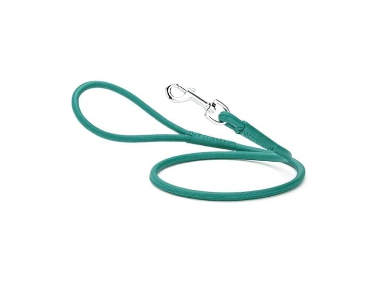 Dogline Rolled Leather Dog Leash - for Small - Image 1