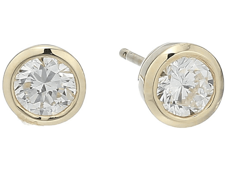 Amazon Essentials Earrings Bezel Studs - Image 1