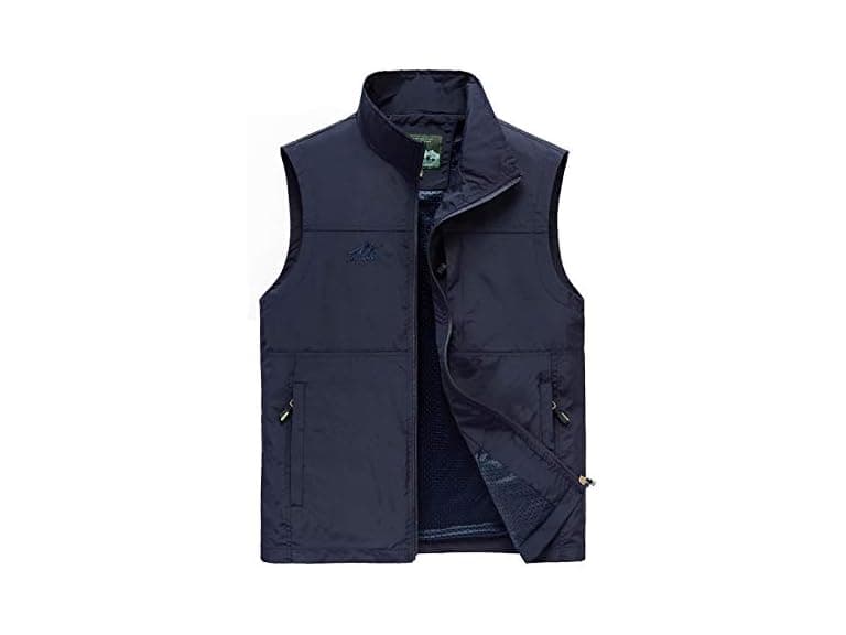 Hixiaohe Men (3XL) Causal Lightweight Outdoor Vest - Image 1