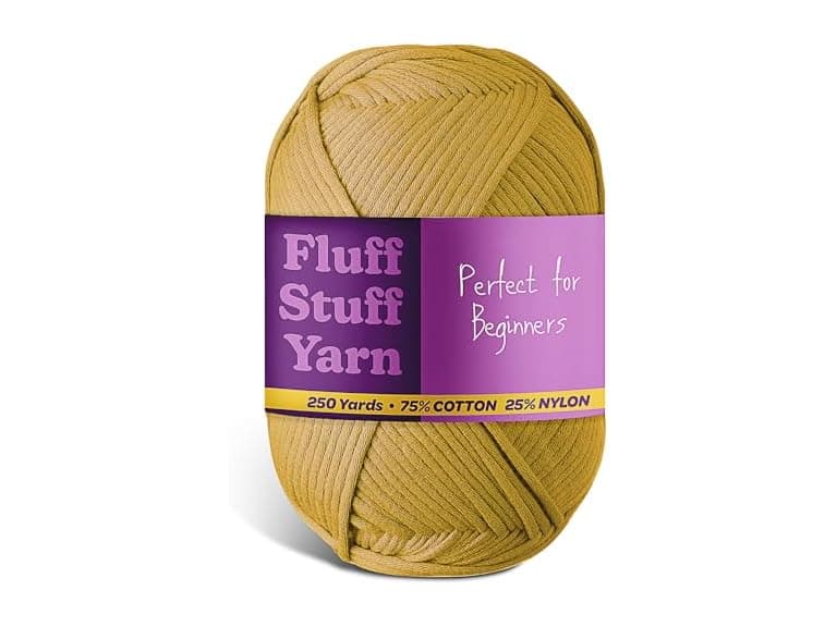 Soft Yarn for Crocheting Crochet Mustard - Image 1