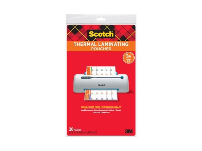 Scotch Thermal Laminating Pouches, 8.9 x - Image 1