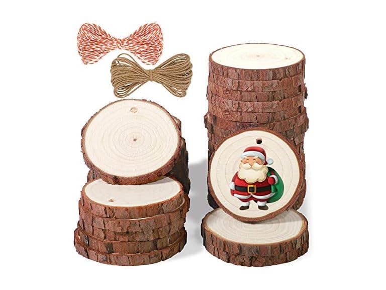 5ARTH Natural Wood Slices 30 Pcs 2.4-2.8 - Image 1