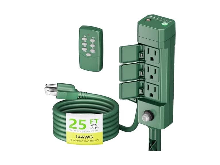 BN-LINK Outdoor Power Stake Timer 25FT - Image 1