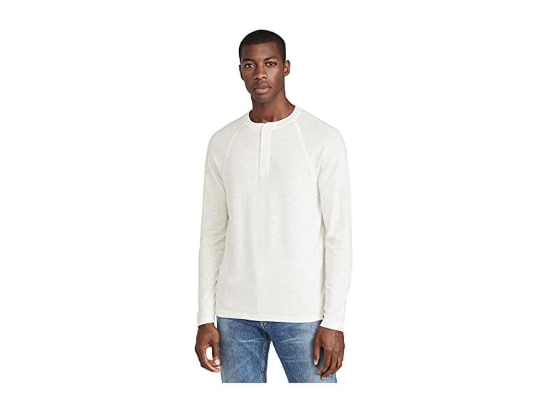 Faherty Men (M) Cloud Long Sleeve Henley - Image 1