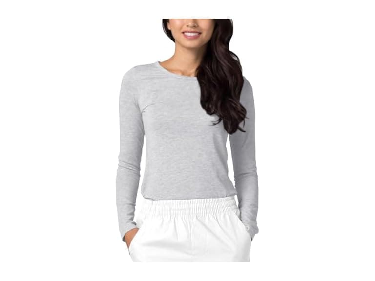 Adar Medical Uniforms Women Long Sleeve Tee - Image 1