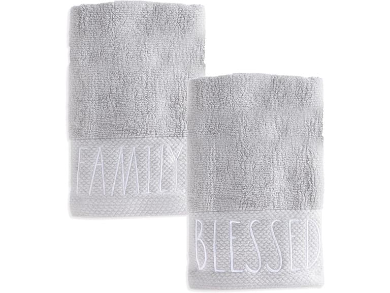 Rae Dunn Decorative Hand Towels 2-Pack - Image 1