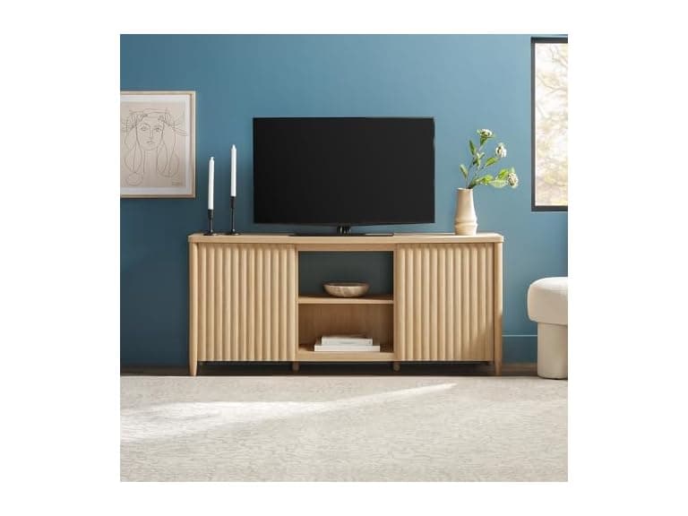 Walker Edison Scandinavian TV Stand 70 - Image 1