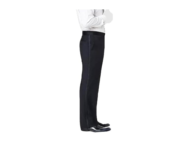 RGM Men (33W x 30L) Tuxedo Satin Side Pants - Image 1