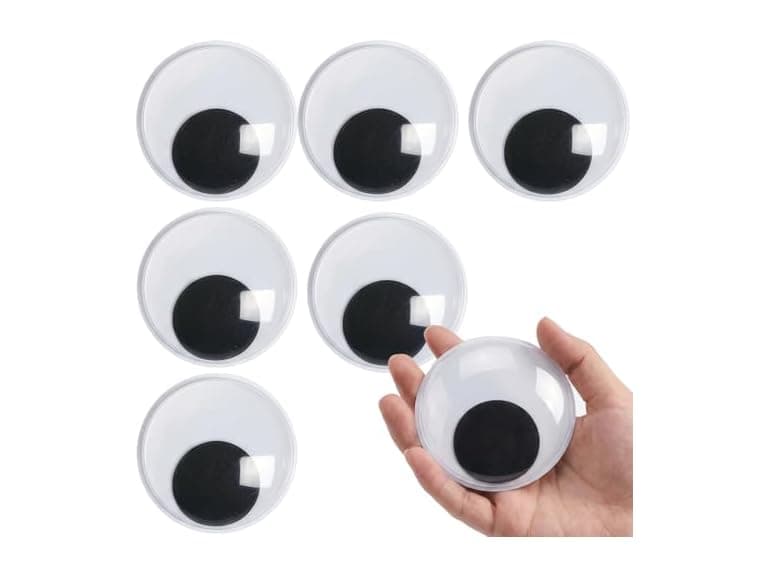 Fun Express Enormous Wiggle Eyes 6pc - Image 1