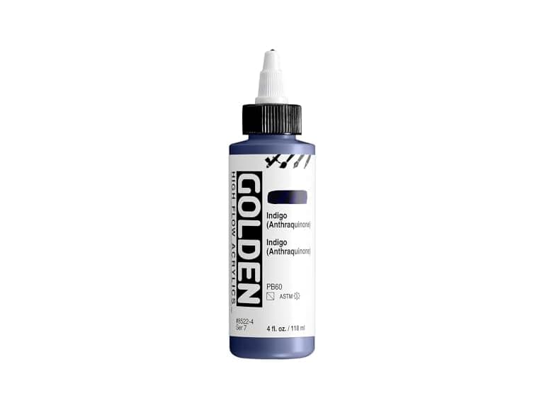 High Flow Acrylics by GOLDEN, Anthraquinone Blue, 4 fl. oz. - Image 1