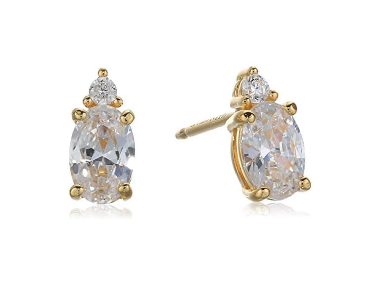 Amazon Essentials Earrings White Cubic Zirconia - Image 1