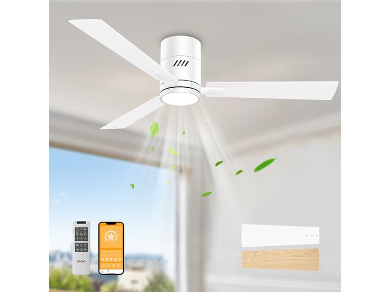 OPONL Ceiling Fan | 52in Flush Mount (Open Box) - Image 1