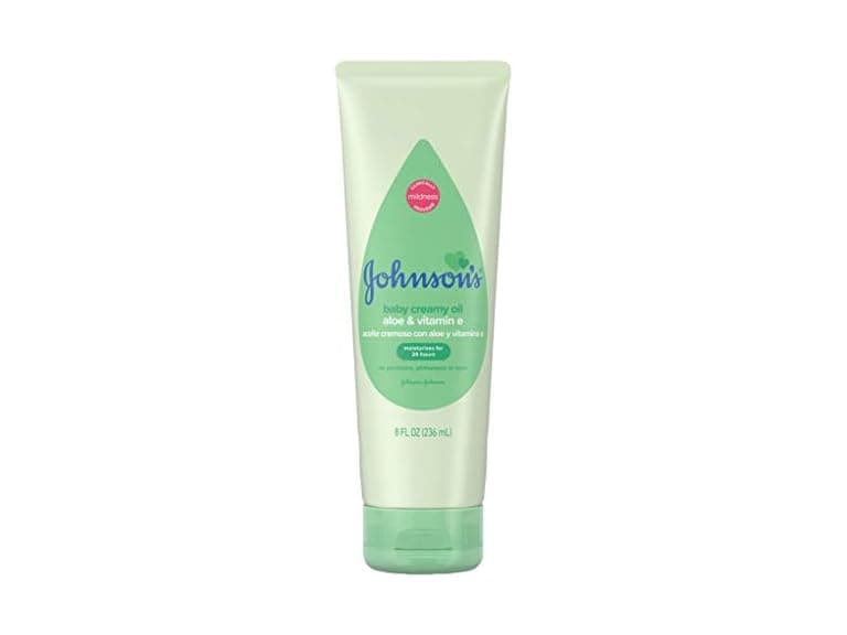 Johnsons Baby Creamy Oil Aloe Vera & Vitamin E - Image 1