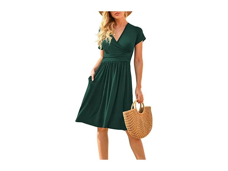 Lilbetter Women (L) Summer Tunic Top T-Shirt Dress - Image 1