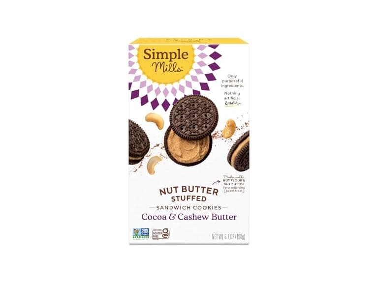 Simple Mills, Cocoa Cashew Crème Sandwich Cookies - Image 1