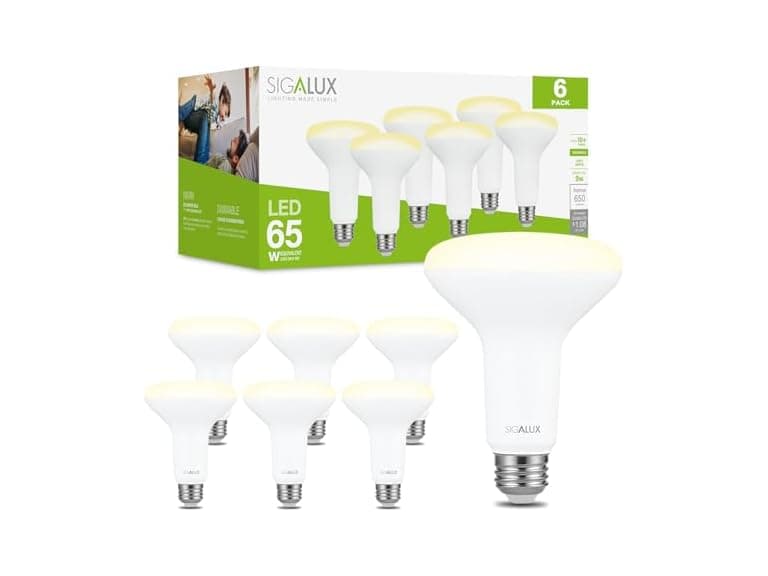 Sigalux Sigalux Dimmable LED Flood Lights, Pack of 6 - Image 1