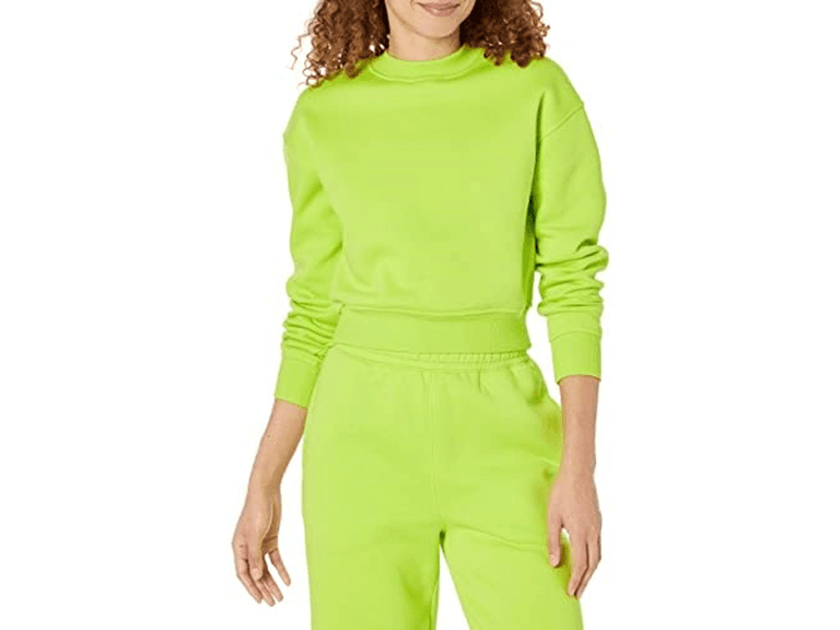 Amazon Essentials Women Crop Drop Sweatshirt Plus - Image 1