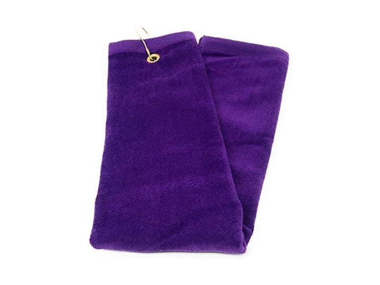 Purple Tri-Fold Golf, Hand Towel - Image 1