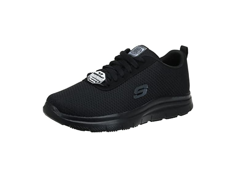 Skechers Men's Flex Advantage Work Shoe, Black, 11W - Image 1