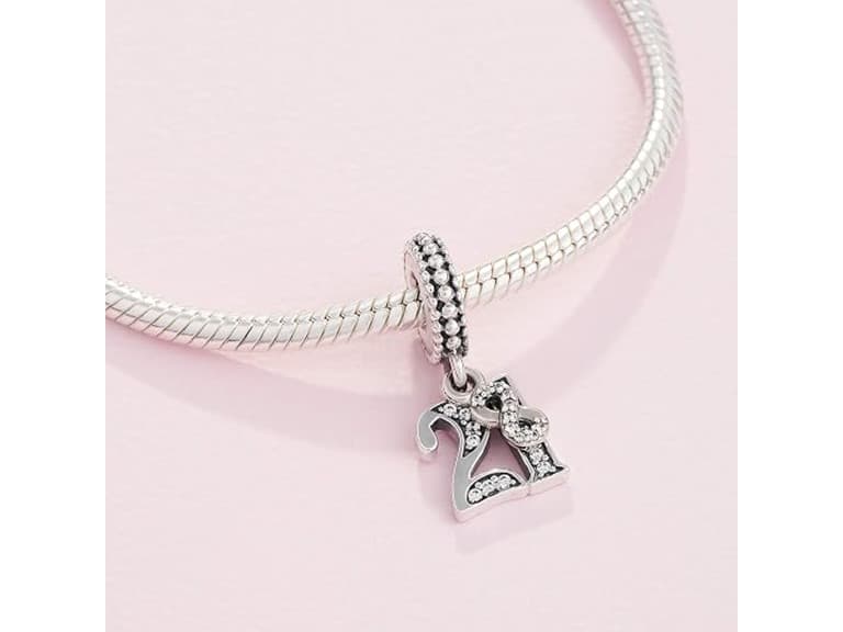 PANDORA 21 Years of Love Dangle Charm - Image 1