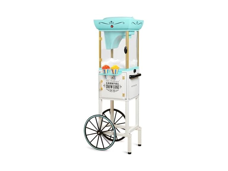 Nostalgia Shaved Ice Machine, Aqua - Image 1