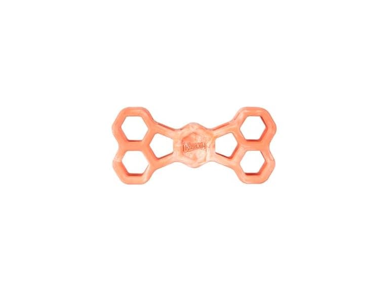 Chuckit! Holee Roller Dog Treat Puzzle Bone - Image 1