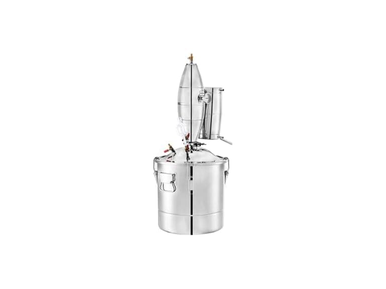 30L Stainless Steel Alcohol Distiller Home Brew Kit Moonshine Wine Mak - Image 1