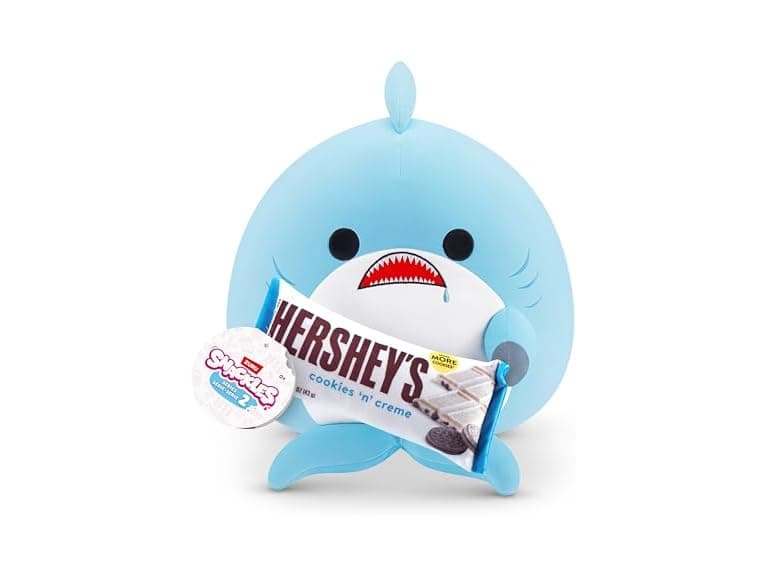Snackles Series 2 Shark & Hershey 8" Plush - Image 1