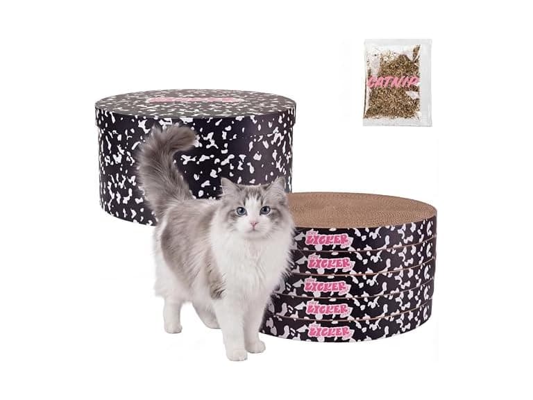 Kate 12 Inch Cardboard Cat Scratcher Pads - Image 1