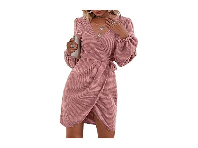 BerryGo Women (X-Large Petite) Cocktail Dress Pink - Image 1
