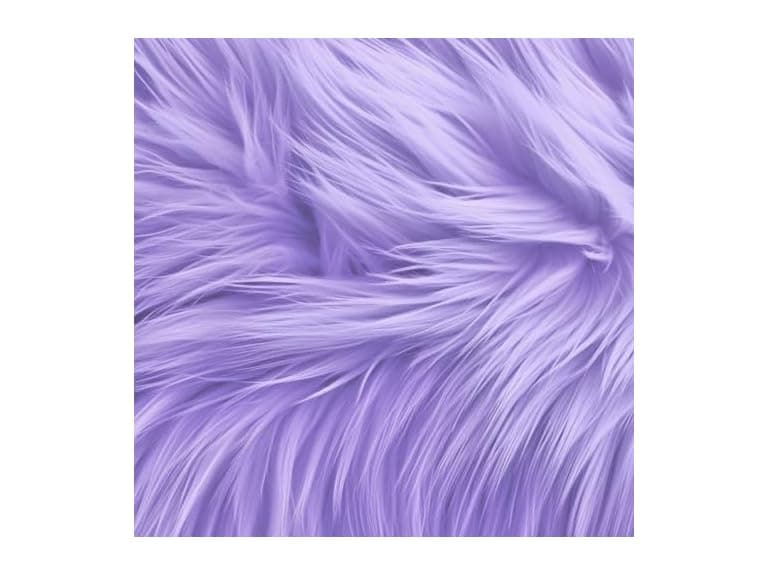 FabricLA Shaggy Faux Fur Square - 8" X 8" Pre-Cut - Image 1