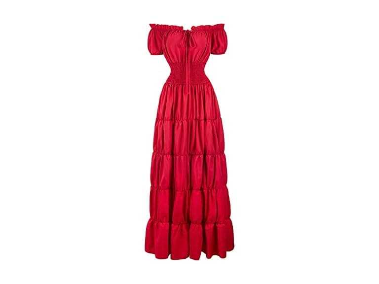 Lehauya Women (M) Renaissance Costume Off Dress - Image 1