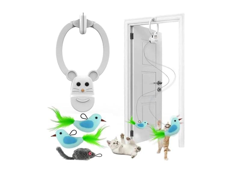 INKZOO Interactive Hanging Cat Toy - Image 1