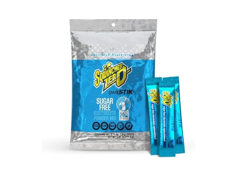 50PK Sqwincher Zero Qwik Stik, Mixed Berry - Image 1