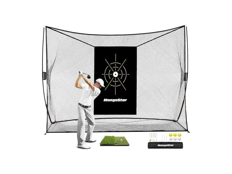 Mangostar 10x7ft Golf Practice Net Set - Image 1