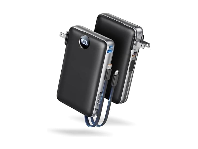 SUCROSEY 3 in 1 Wall Plug Power Bank - Image 1