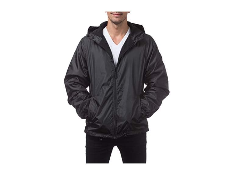 Pro Club Men (3XL) Fleece Lined Windbreaker Jacket - Image 1