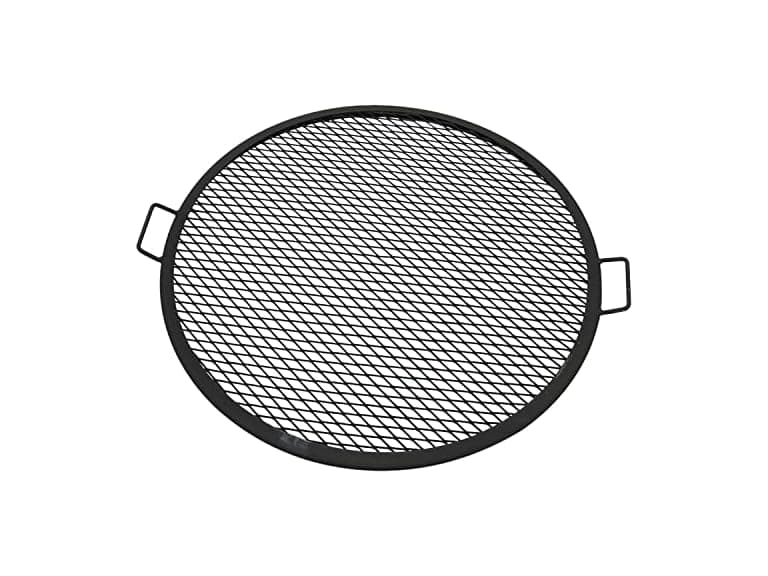 Sunnydaze X-Marks Outdoor Fire Pit Grill Grate for Cooking 30" - Image 1