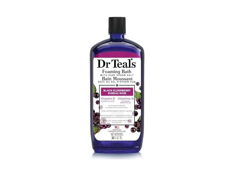 Dr Teal's Foaming Bath with Epsom Salt Elderberry - Image 1