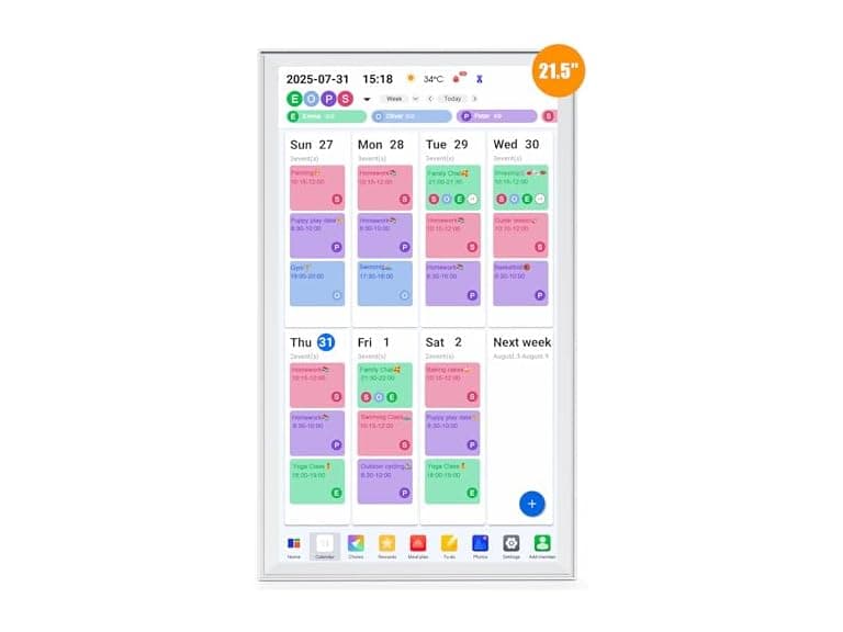 Homlab Digital Calendar 21.5" - Image 1