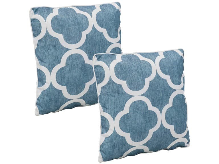 Set of 2 Indoor/Outdoor Throw Pillows - Image 1