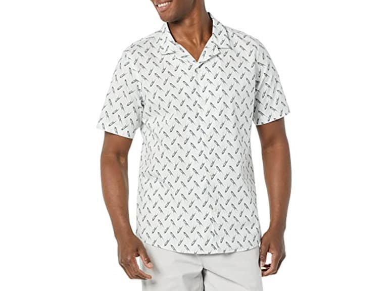 Amazon Essentials Men Vacation Cotton Resort Shirt - Image 1