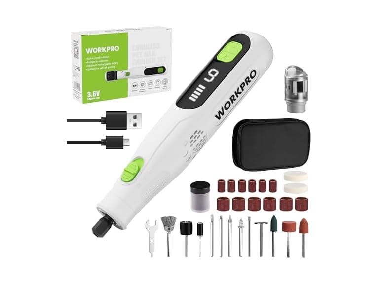 WORKPRO 3.6V Rotary Tool Kit White - Image 1