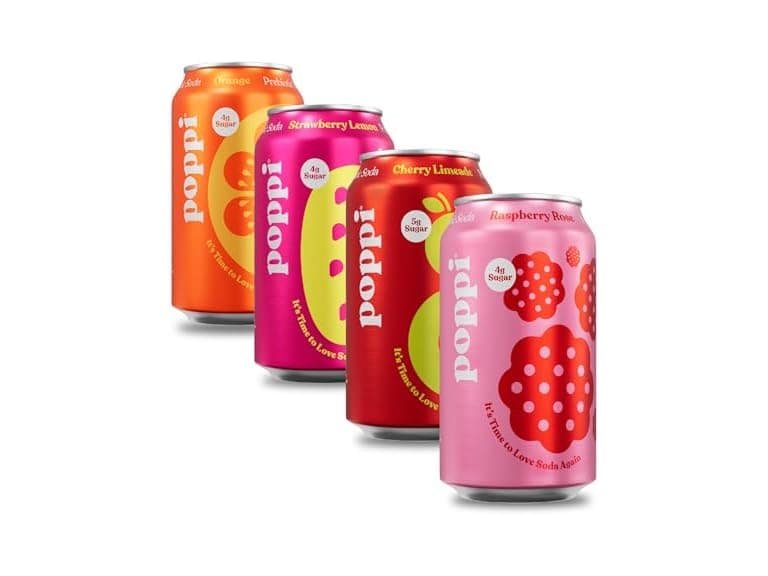 12PK Poppi Sparkling Prebiotic Soda Variety Pack - Image 1